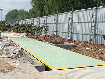 中建五局周口眼科醫(yī)院100噸地磅